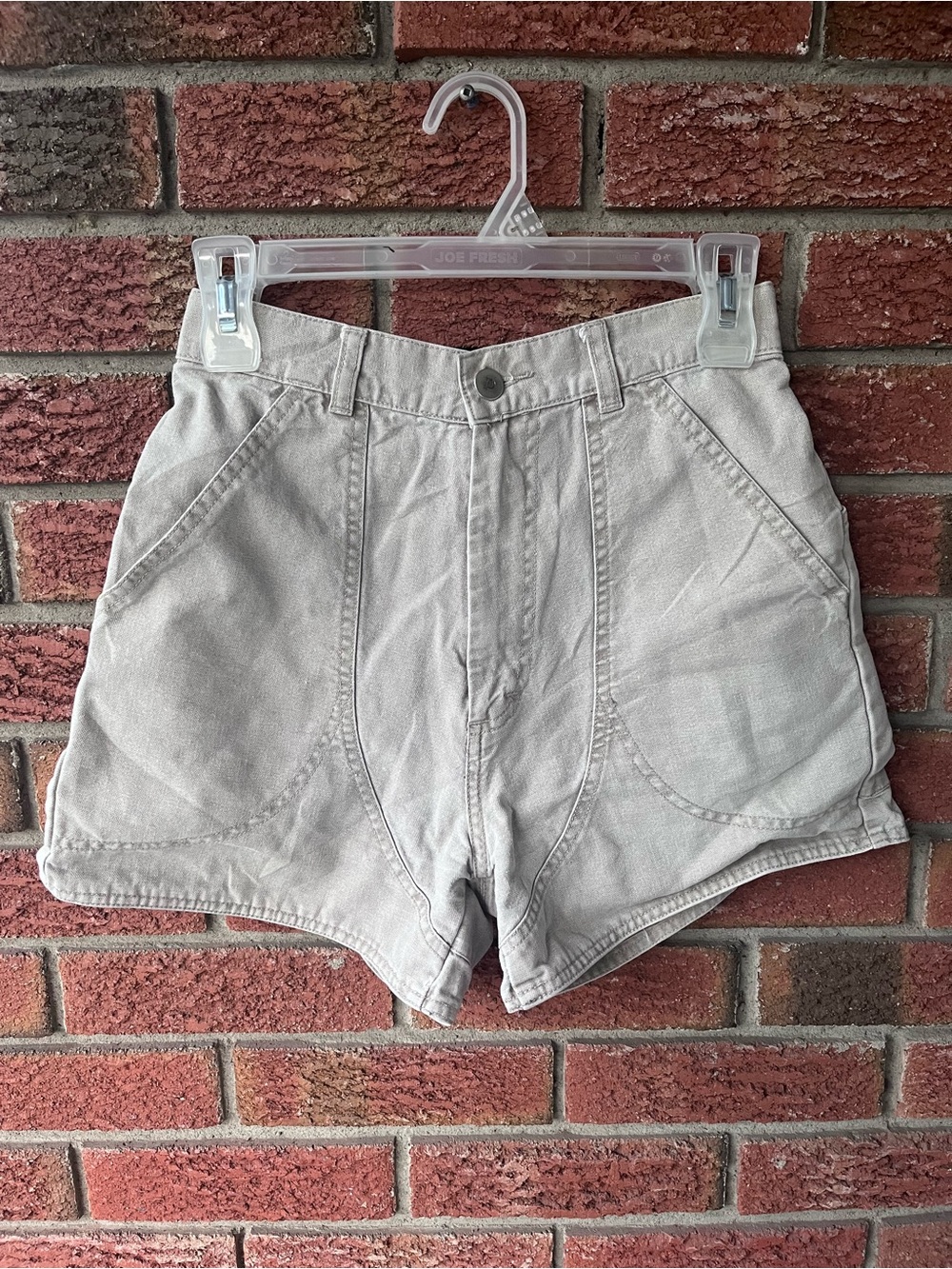 Patagonia Women's Light Gray Cotton Shorts Sz 6